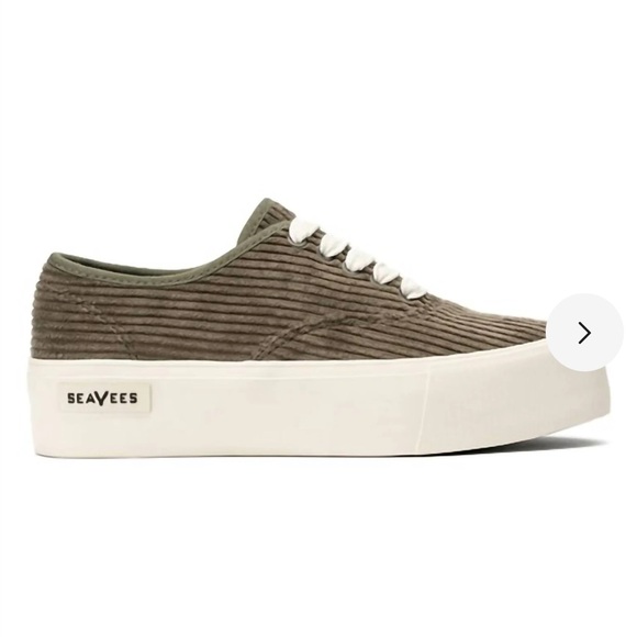 SeaVees Women's Legend Platform Sneaker In Burnt Olive - Picture 4 of 8